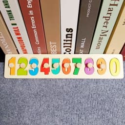 Montessori Toy Wooden Building Blocks Early Learning Educational Toys Color Shape Match Kids Puzzle Toys For Children Boys Girls