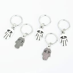 5-50 Pcs/set Opening Silver Hair Ring Hip-hop Hair Braid Charm Dreadlock Beads Clips Cuffs Rings Jewelry Dreadlocks Accessories