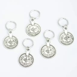 5-50 Pcs/set Opening Silver Hair Ring Hip-hop Hair Braid Charm Dreadlock Beads Clips Cuffs Rings Jewelry Dreadlocks Accessories