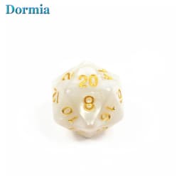 10 Pcs/set Polyhedral Marble Effect 20 Sided Game Dice, for DNDGame Rpg and Other Board Games