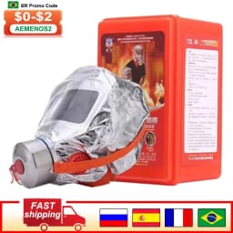 NEW Fire Emergency Escape Safety Mask 30 Minutes Protective Anti-smoking Fire Respirator Dust Carbon Respirator Mask Home Work