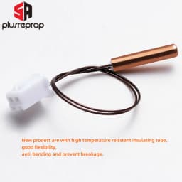 M3 Stud Screw-In Thermistor Cartridge 100K NTC 3950 1% for 3D Printer Extruder Mk8 V6 Volcano CR10 M3 Hotend