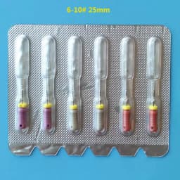 Dental C+ files Endodontic C-pilot files Stainless Steel C Files 6-10# 6pcs/pack Root Canal Files 25mm For Endodontic Dentistry