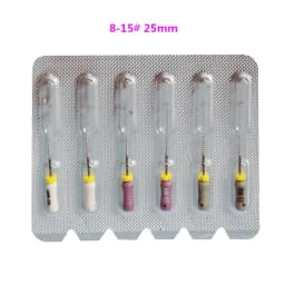Dental C+ files Endodontic C-pilot files Stainless Steel C Files 6-10# 6pcs/pack Root Canal Files 25mm For Endodontic Dentistry