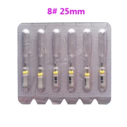 Dental C+ files Endodontic C-pilot files Stainless Steel C Files 6-10# 6pcs/pack Root Canal Files 25mm For Endodontic Dentistry
