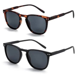ZENOTTIC Retro Small Round/Square Polarized Sunglasses Vintage Lightweight Frame for Men Women Fashion Shade