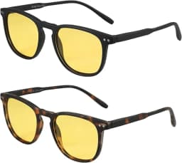 ZENOTTIC Retro Small Round/Square Polarized Sunglasses Vintage Lightweight Frame for Men Women Fashion Shade