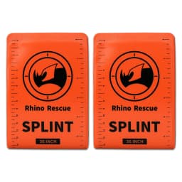 First Aid Splint-Lightweight Reusable Combat Splint, RHINO RESCUE First Aid Medical Splint For Bone Fracture Treatment