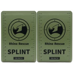 First Aid Splint-Lightweight Reusable Combat Splint, RHINO RESCUE First Aid Medical Splint For Bone Fracture Treatment