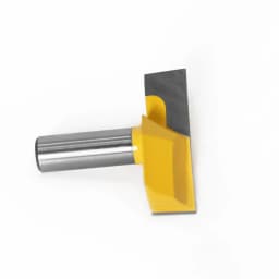 1/2" Inch 12mm 8mm Shank 2" Bottom Cleaning Router Bit (Mortising Bit, Spoil Board Surfacing, Slab Flattening Woodworking Mil
