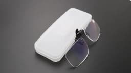 NONOR Unisex Clip on Anti Blue Light Reading Glasses Magnifier Women Men Rimless Portable Presbyopia Glasses Clips Lens