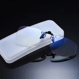 NONOR Unisex Clip on Anti Blue Light Reading Glasses Magnifier Women Men Rimless Portable Presbyopia Glasses Clips Lens