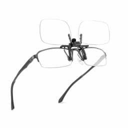 NONOR Unisex Clip on Anti Blue Light Reading Glasses Magnifier Women Men Rimless Portable Presbyopia Glasses Clips Lens