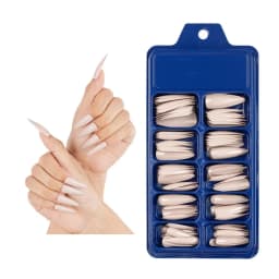 100PCS/Box False Nail Tips Fake Nails Art DIY Long Stiletto Acrylic Manicure DIY Tools Full Style 20 Colors Hot Sale Beauty Tool