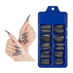 100PCS/Box False Nail Tips Fake Nails Art DIY Long Stiletto Acrylic Manicure DIY Tools Full Style 20 Colors Hot Sale Beauty Tool