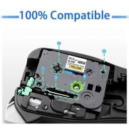 Labelwell 6/9/12mm Heat Shrink Tubes for Brother Hse-231 Hse-221 Hse-211 Hse 231 221 Compatible for Brother P Touch Label Maker