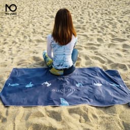 Nu-June Outdoor Microfiber Towel Camping Sport Swimming Beach Bath Towels Hand Face Body Antibacterial Hiking Travel Quick Dry