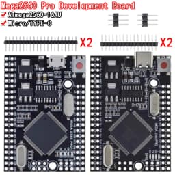Mega2560 Mega 2560 PRO MINI 5V (Embed) CH340G ATmega2560-16AU MICRO TYPE-C With Male Pinheaders Compatible For Arduino Mega
