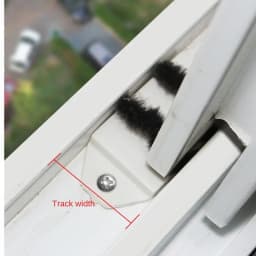 2pc Window Sliding door Windproof fitting sealing strip track Soundproof dustproof block gine Universal window Dressing Hardware