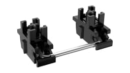 DUROCK Plate Mount Stabilizer Black 7u 6.25u 2u Stainless Steel Wire White Plate Mounted Stabs V2 for Cherry MX Keyboards Plates