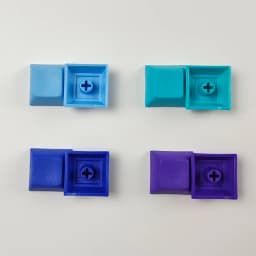 NPKC PBT Keycap DSA Profile 1u Blank Mixed Color Keycaps for Cherry MX Switch Mechanical Keyboard Key caps Custom DIY Key cap