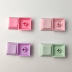 NPKC PBT Keycap DSA Profile 1u Blank Mixed Color Keycaps for Cherry MX Switch Mechanical Keyboard Key caps Custom DIY Key cap