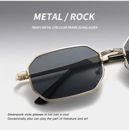 Narrow Men's Sunglasses Fashion Rectangle Women Metal Luxury Brand Sun Glasses 2021 Classic Oculos Masculino Glasses UV400