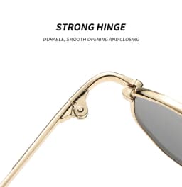 Narrow Men's Sunglasses Fashion Rectangle Women Metal Luxury Brand Sun Glasses 2021 Classic Oculos Masculino Glasses UV400