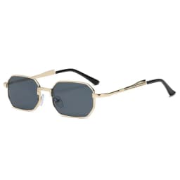 Narrow Men's Sunglasses Fashion Rectangle Women Metal Luxury Brand Sun Glasses 2021 Classic Oculos Masculino Glasses UV400