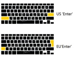 Soft for Macbook Pro 13 15 2016 2018 A1706 A1989 A1707 Keyboard Cover US EU SiliconFor Macbook Pro 13 15 Touch Bar Keyboard Skin