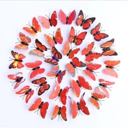 Hair Accessories 20Pcs/Lot PVC Plastic Simulation 3d Butterfly Hairpin Party Decoration Cute Barrette Multicolor Girls Hair Clip