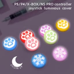 Luminous Thumb Stick Grip Cap Joystick Cover Case For Sony PS5 PS4/3 Slim Xbox 360/One Series X/S Elite Switch Pro Thumbstick