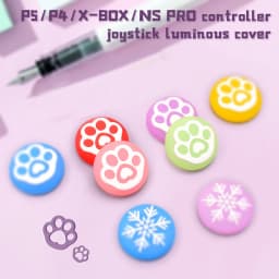 Luminous Thumb Stick Grip Cap Joystick Cover Case For Sony PS5 PS4/3 Slim Xbox 360/One Series X/S Elite Switch Pro Thumbstick