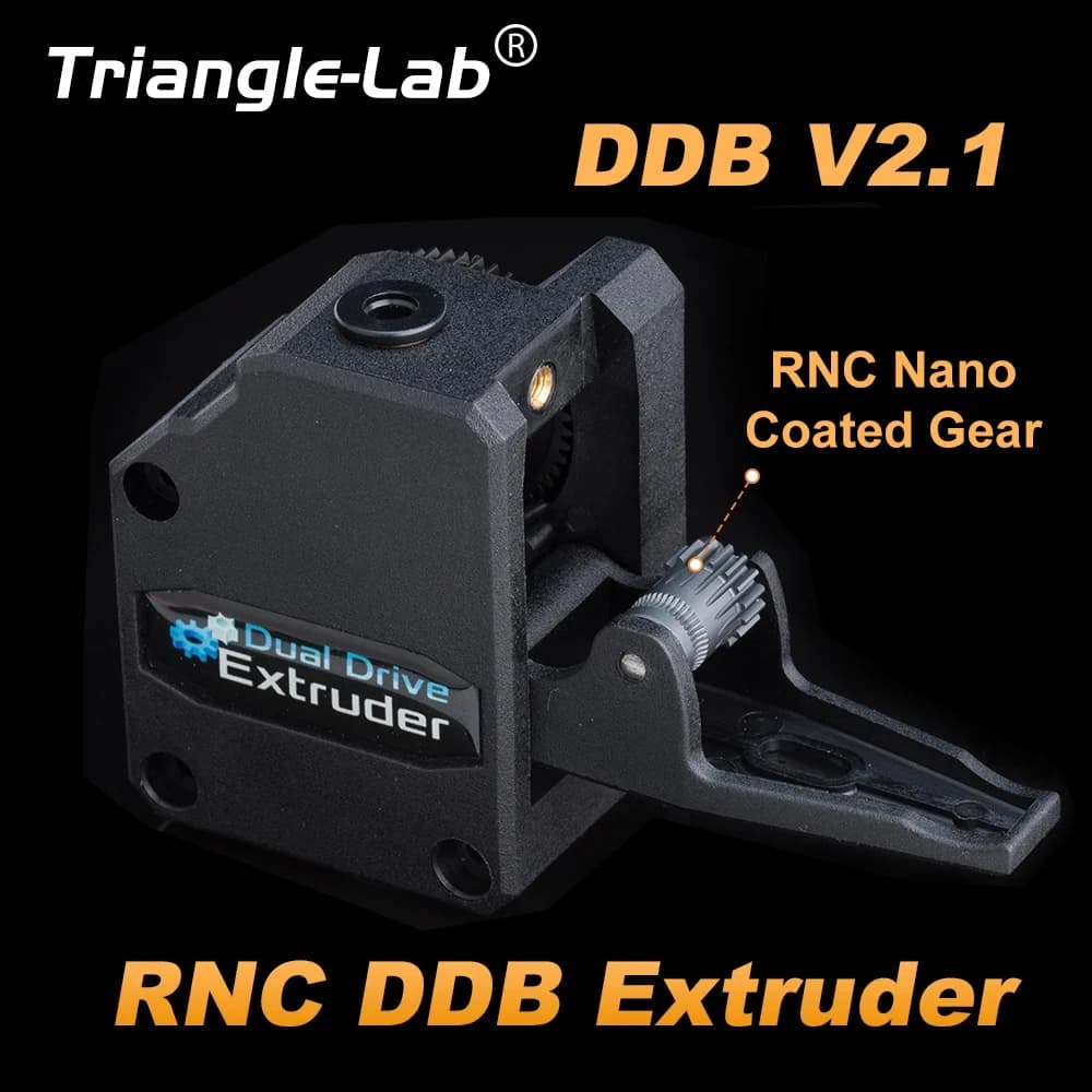 Trianglelab RNC Nano Coated Gear DDB Extruder V2.1 Bowden Extruder Dual Drive Extruder for 3D Printer Ender3 CR10 TEVO MK8