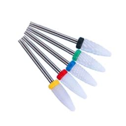 Ceramic Nail Drill Bit Nail Files Milling Cutter Electric Burr Grinding Head Manicure Pedicure Clean Cuticle Nail Art Equipment