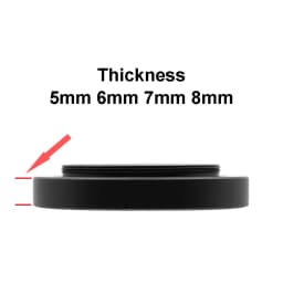 M48 (F)-M42 (M) Telescope Adapter Ring M48x0.75 to M42x0.75 Female to Male thickness 5mm / 6mm / 7mm / 8mm
