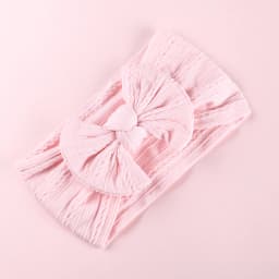 1Pcs Newborn Baby Headband For Girls Elastic Knit Children Turban Baby Bows Soft Nylon Kids Headwear Hair Accessories 32 Colors