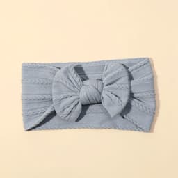 1Pcs Newborn Baby Headband For Girls Elastic Knit Children Turban Baby Bows Soft Nylon Kids Headwear Hair Accessories 32 Colors