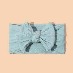 1Pcs Newborn Baby Headband For Girls Elastic Knit Children Turban Baby Bows Soft Nylon Kids Headwear Hair Accessories 32 Colors