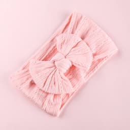 1Pcs Newborn Baby Headband For Girls Elastic Knit Children Turban Baby Bows Soft Nylon Kids Headwear Hair Accessories 32 Colors