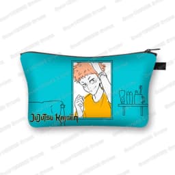Japanese Anime Jujutsu Kaisen Cosmetic Bag Gojo Satoru Tops Yuji Itadori Girls Makeup Bags Women Cosmetic Case Mini Handbag
