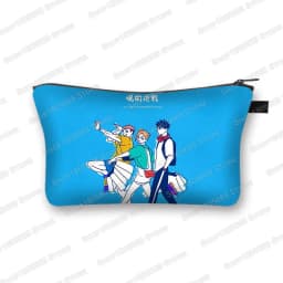 Japanese Anime Jujutsu Kaisen Cosmetic Bag Gojo Satoru Tops Yuji Itadori Girls Makeup Bags Women Cosmetic Case Mini Handbag