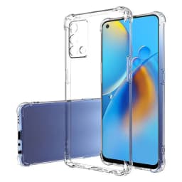 Airbag Shockproof Silicone Phone Case for OPPO A54 A74 A94 Funda A55 A95 A93 A93S 4G Camera Protective Capa 5G Transparent Cover