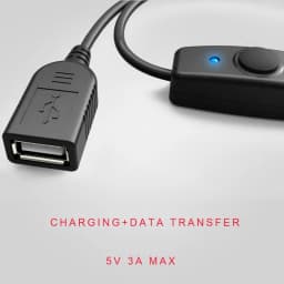 2025 Data Sync USB 2.0 Extender Cord USB Extension Cable With ON OFF Switch LED Indicator for Raspberry Pi PC USB Fan LED Lamp