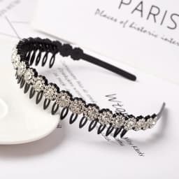 Unisex Alice Hairband Bezel Headband Men Women Sports Hair Band Hoop Top Metal Double Bangs Flower Rhinestone Hair Accessories