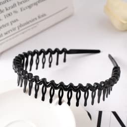 Unisex Alice Hairband Bezel Headband Men Women Sports Hair Band Hoop Top Metal Double Bangs Flower Rhinestone Hair Accessories