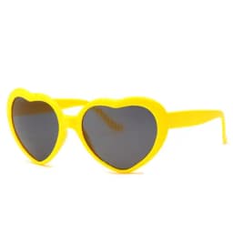 Love Heart Shaped Effects Glasses Watch The Lights Change to Heart Shape At Night Diffraction Glasses Women Fashion Sunglasses