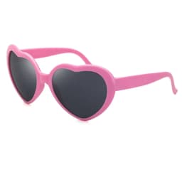 Love Heart Shaped Effects Glasses Watch The Lights Change to Heart Shape At Night Diffraction Glasses Women Fashion Sunglasses