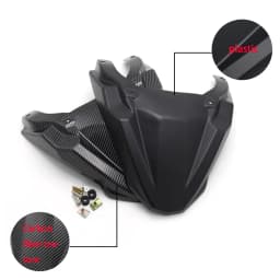 Carbon Fiber Texture Front Wheel Fender For Yamaha MT 09 Tracer 900 GT FJ09 18 2019 2020 2021 Beak Nose Cone Extension Cover