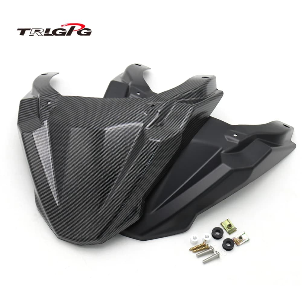 Carbon Fiber Texture Front Wheel Fender For Yamaha MT 09 Tracer 900 GT FJ09 18 2019 2020 2021 Beak Nose Cone Extension Cover